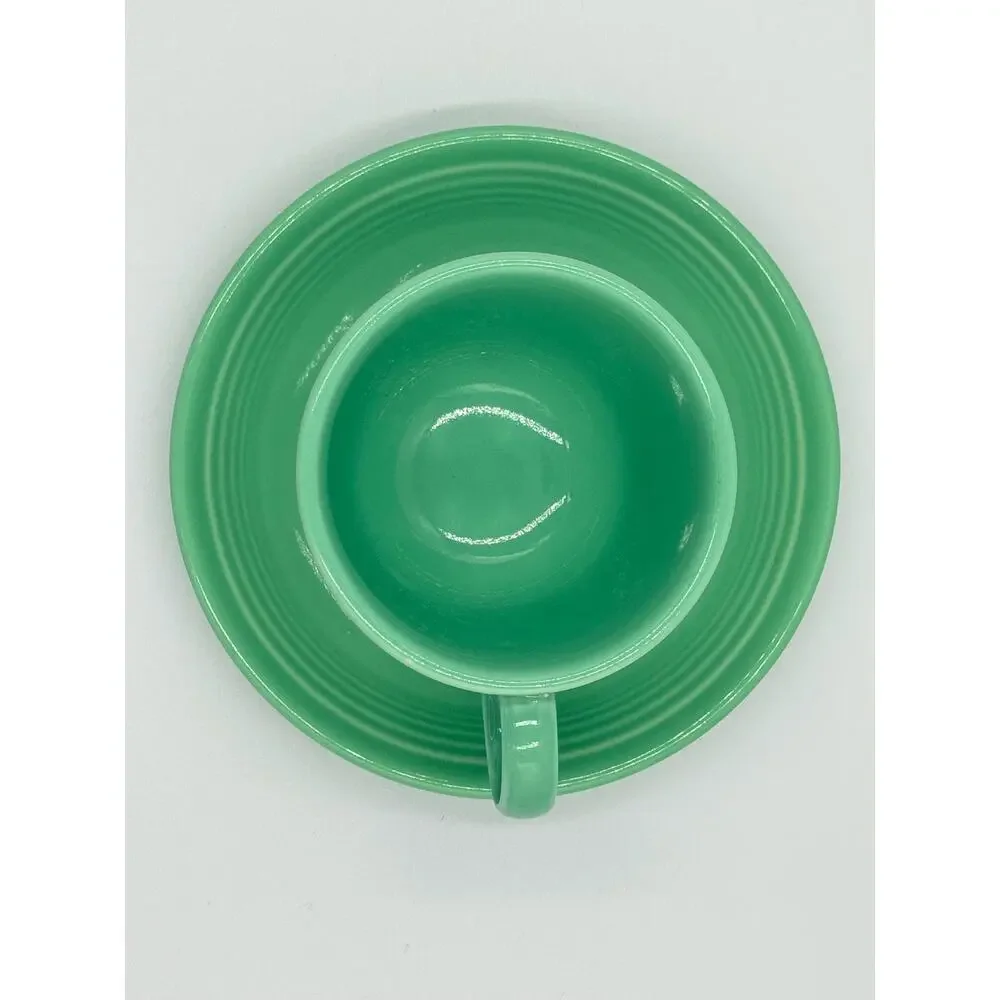 Fiesta by Homer Laughlin Teacup and Saucer set - Retired Sea Mist Green
